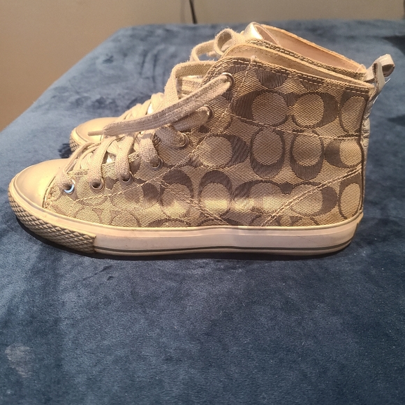 Coach Silver Hightops - Picture 3 of 5